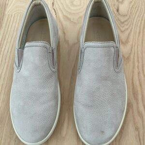 ECCO Soft Slip On Sneakers - Nubuck, Women size 9-9.5, EU 40